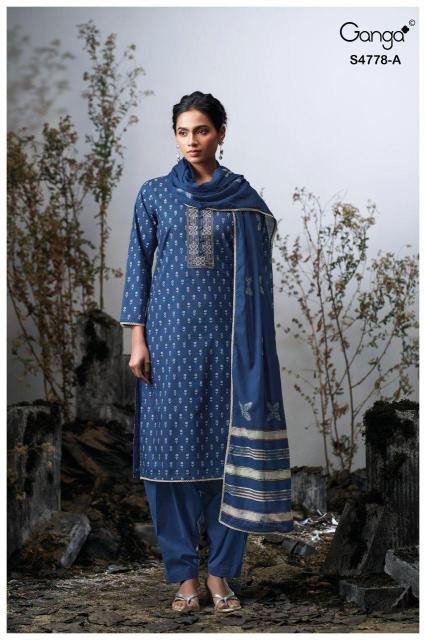 Ganga niyana 4778 top company in the category dress material wholesalers in jaipur
